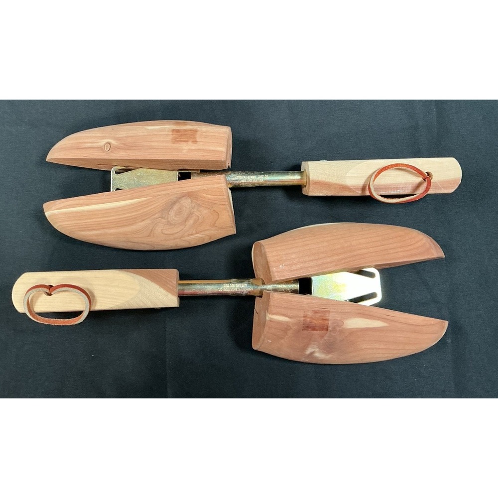 Rochester Shoe Trees Men's Quality Adj. Cedar Split Toe Wood Tree USA